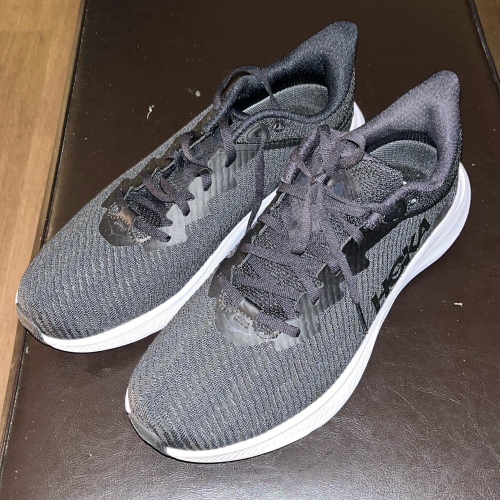 Hoka Women’s Solimar 10.5 wide. Worn a couple times can fit men’s size 10.5 too